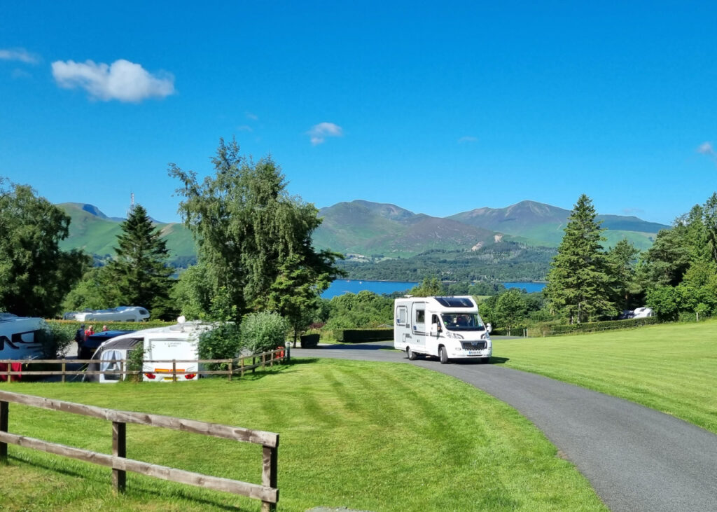 Castlerigg Hall campsite, Keswick