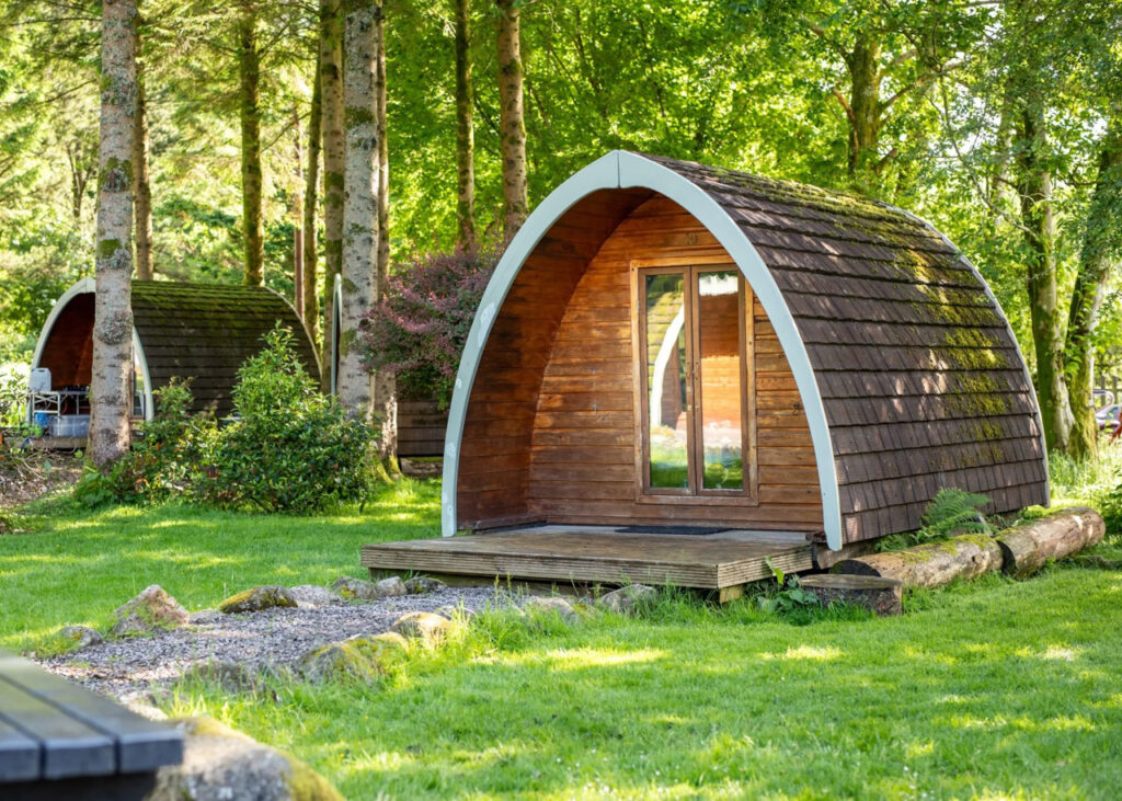 pods at Eskdale Campsite