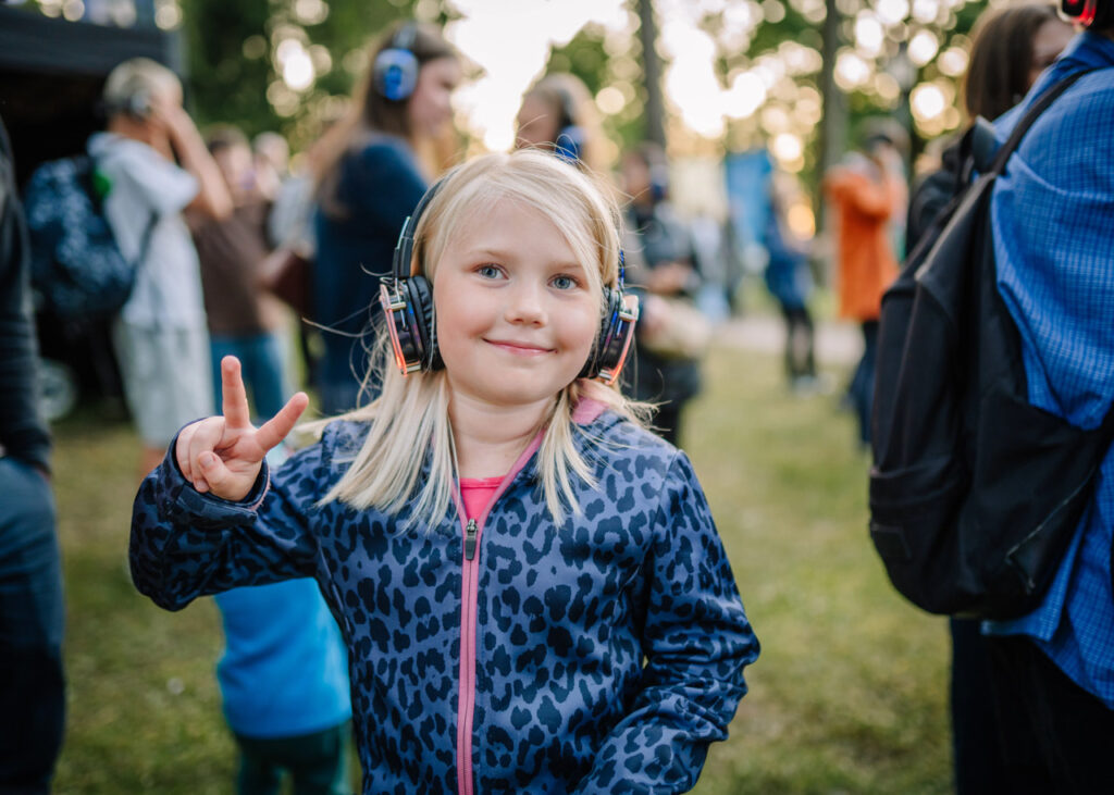 child at Kendal Calling
