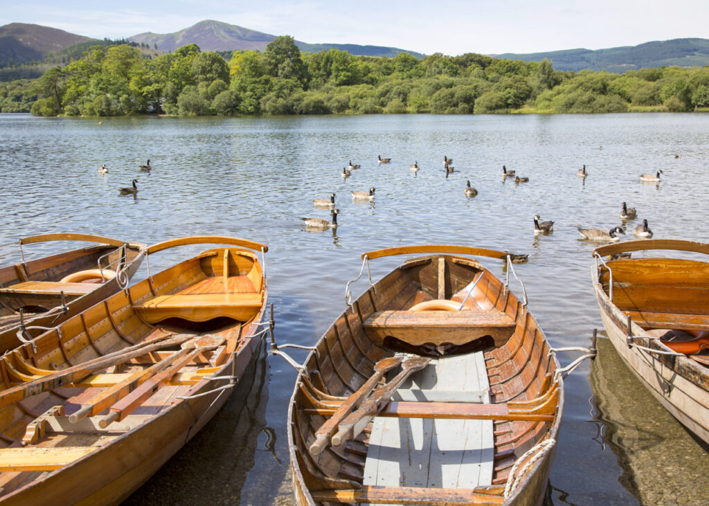 Keswick rowing boats