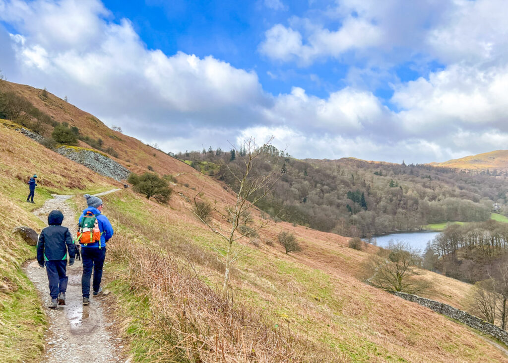 Loughrigg Terrace walk near Grasmere