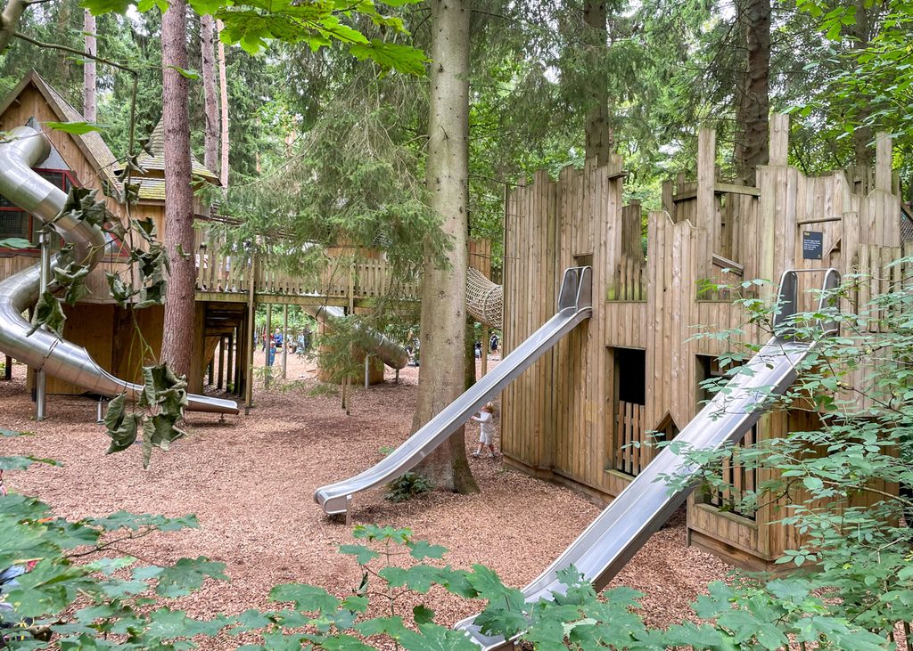 Adventure playground at Lowther Castle