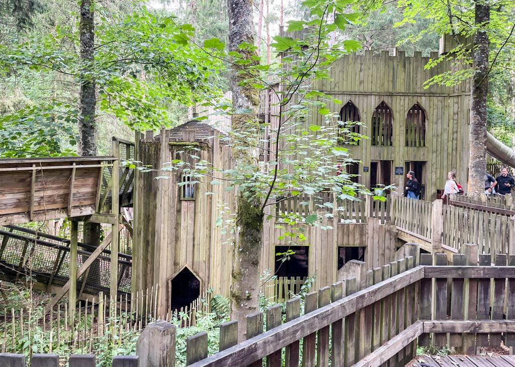 Adventure playground at Lowther Castle